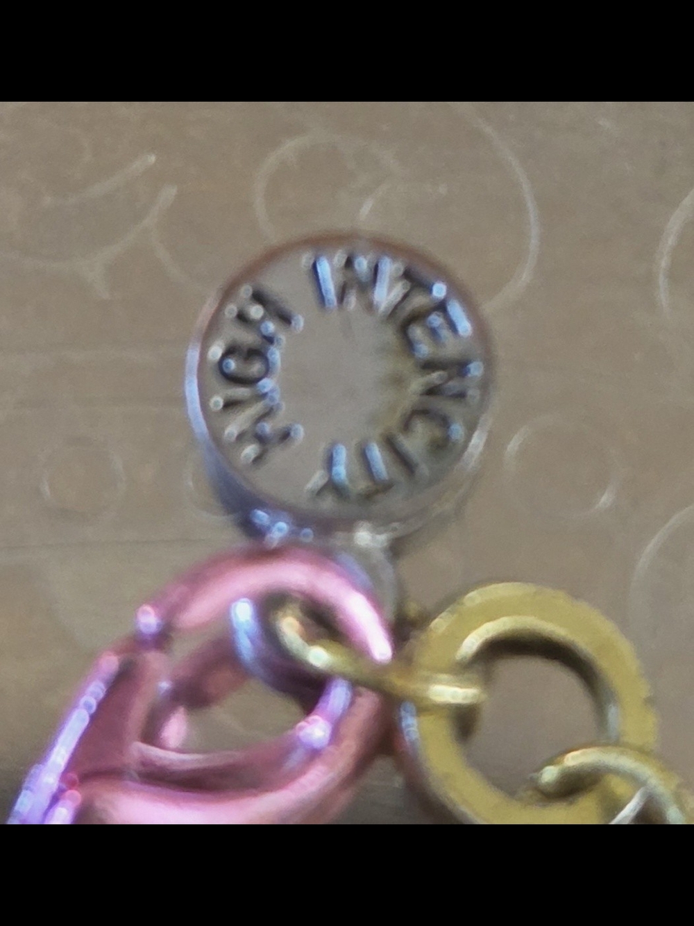 VTG Charm It! Disney Princess Aurora Rainbow Link Charm Bracelet High IntenCity - Picture 6 of 6